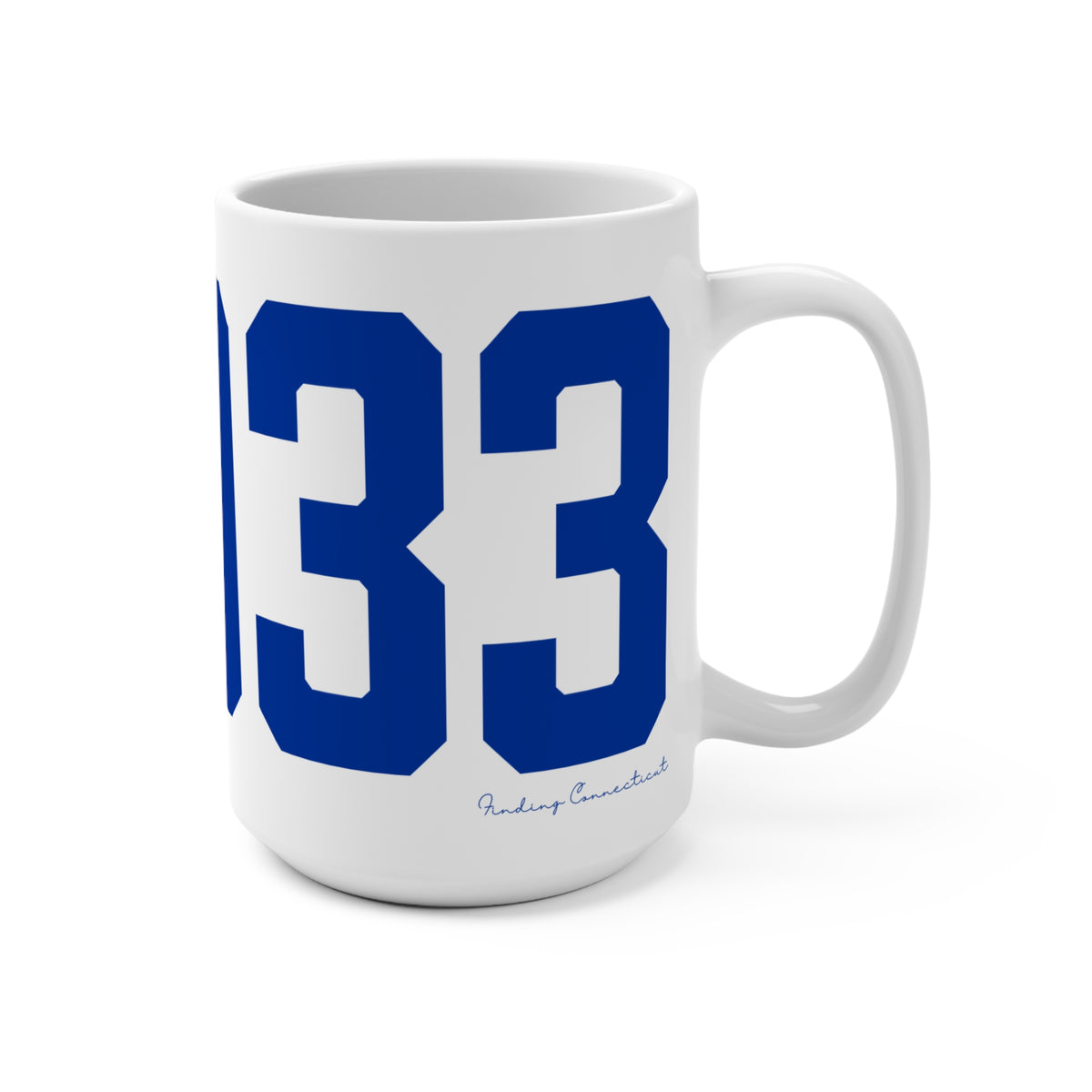 06033 Glastonbury Connecticut Zip Code Mug 15oz
