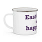 East Granby is My Happy Place Enamel Camping Mug