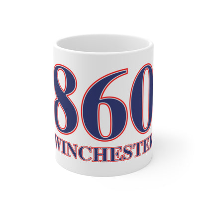Winchester Red, White & Blue Mug 11oz