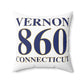 Vernon 860 Connecticut Spun Polyester Square Pillow