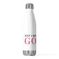 Just a kid listening to Goose - Pink & Espresso 20oz Insulated Bottle