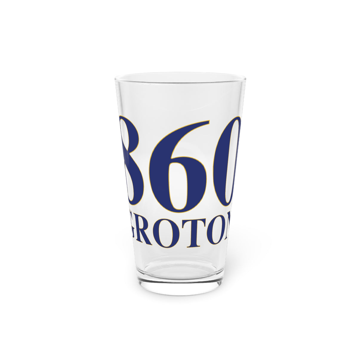 860 Groton Pint Glass, 16oz