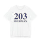 203 Sherman Unisex Jersey Short Sleeve Tee