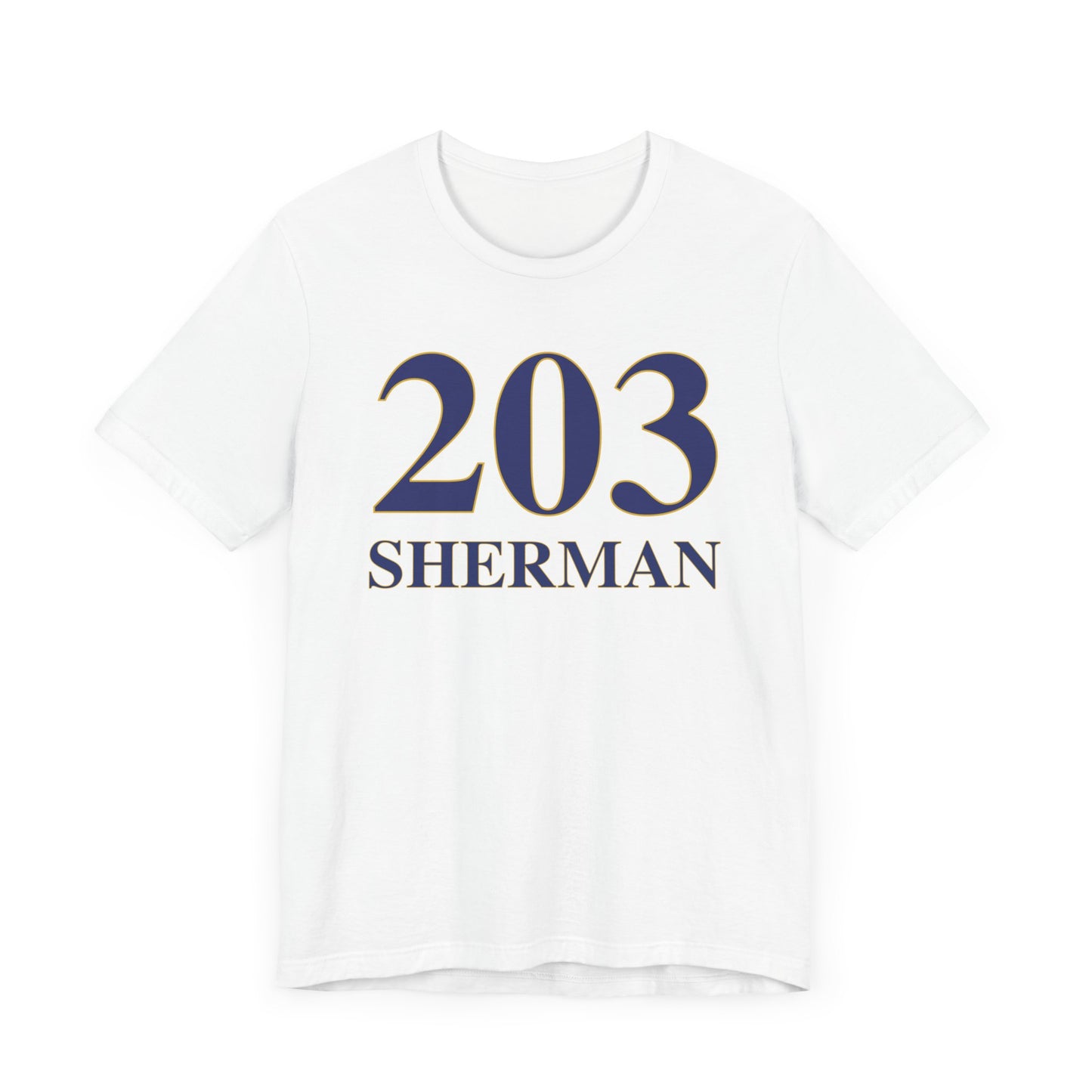 203 Sherman Unisex Jersey Short Sleeve Tee