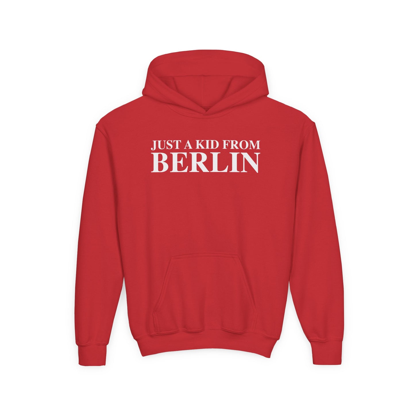 Just a kid from Berlin Youth Heavy Blend Hooded Sweatshirt