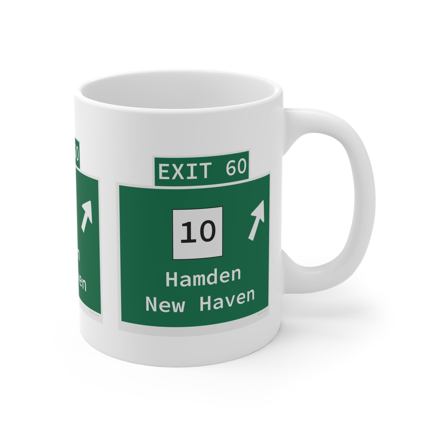 Vintage WCP Exit 60 Sign Mug 11oz