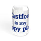 Eastford is My Happy Place Sipper Glass, 16oz