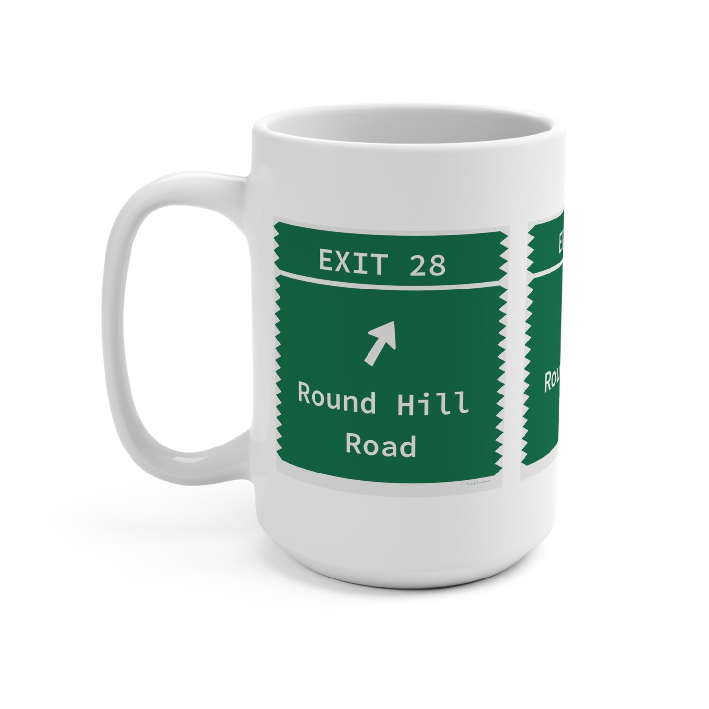 Vintage Merritt Parkway Exit 28 Sign Mug 15oz