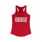 06812 New Fairfield CT Zip Code Women's Ideal Racerback Tank Top