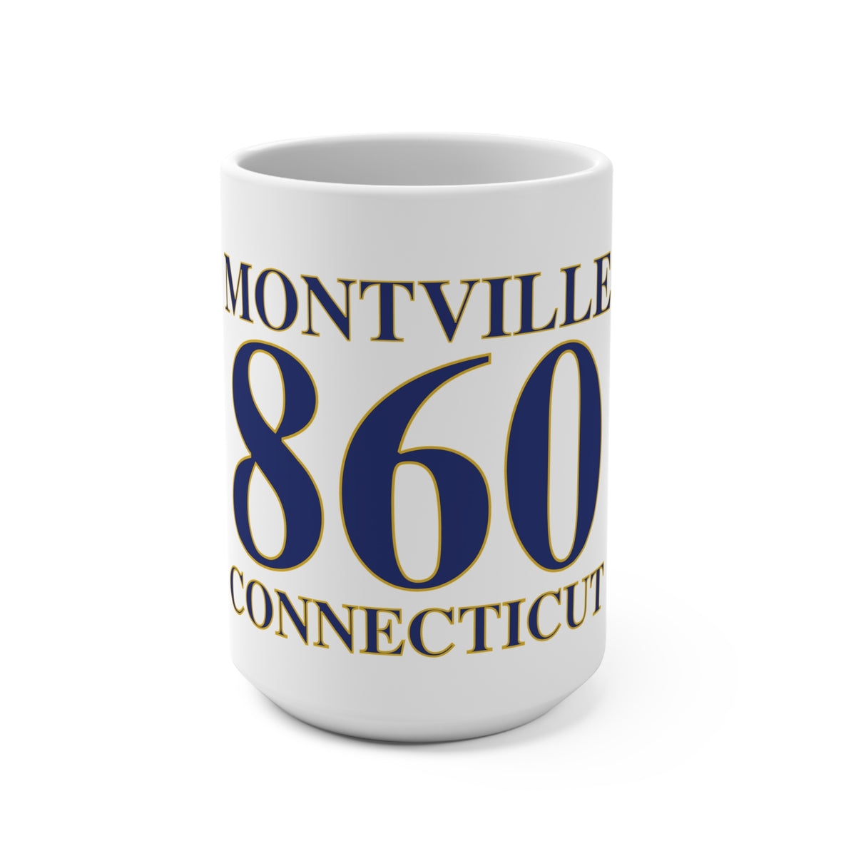 Montville 860 Connecticut Mug 15oz