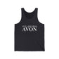 Just a kid from Avon Unisex Jersey Tank Top