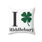 I Clover Middlebury Spun Polyester Square Pillow
