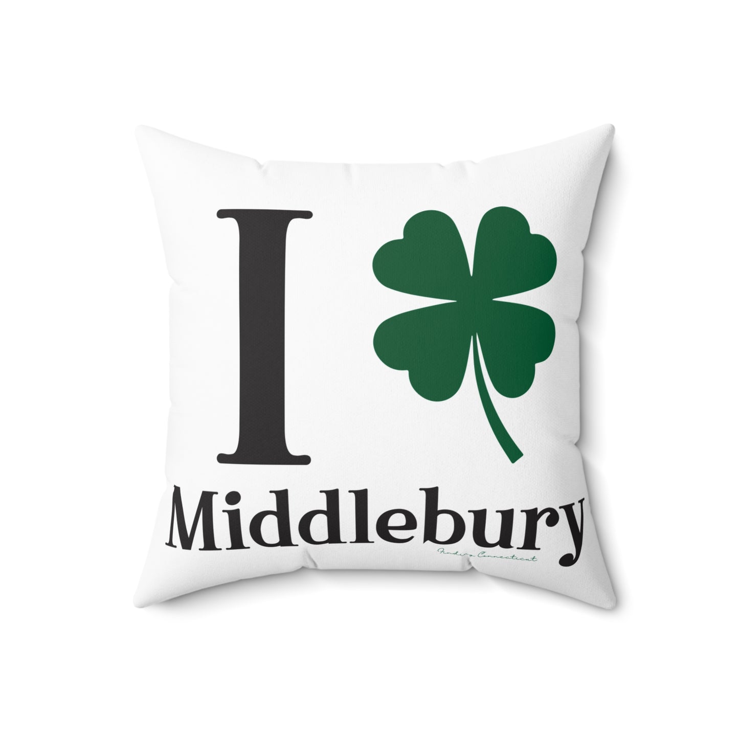 I Clover Middlebury Spun Polyester Square Pillow
