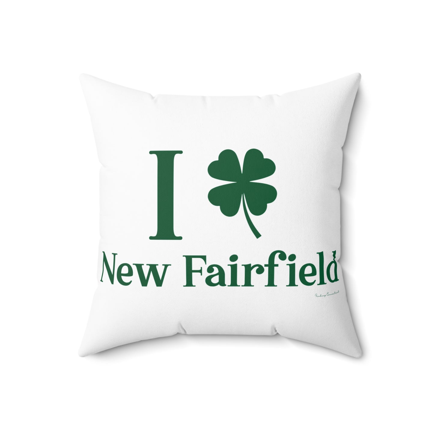 I Clover New Fairfield Spun Polyester Square Pillow