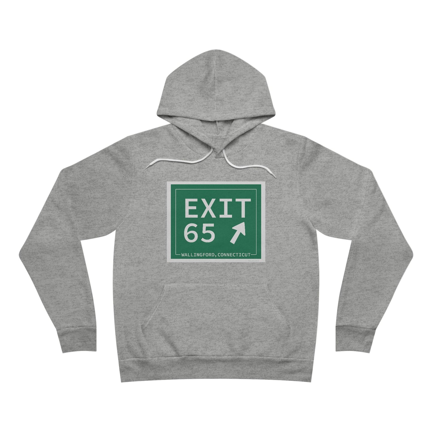 Vintage Exit 65 WCP Sign Unisex Sponge Fleece Pullover Hoodie