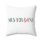 41 Tilt Silvermine Spun Polyester Square Pillow