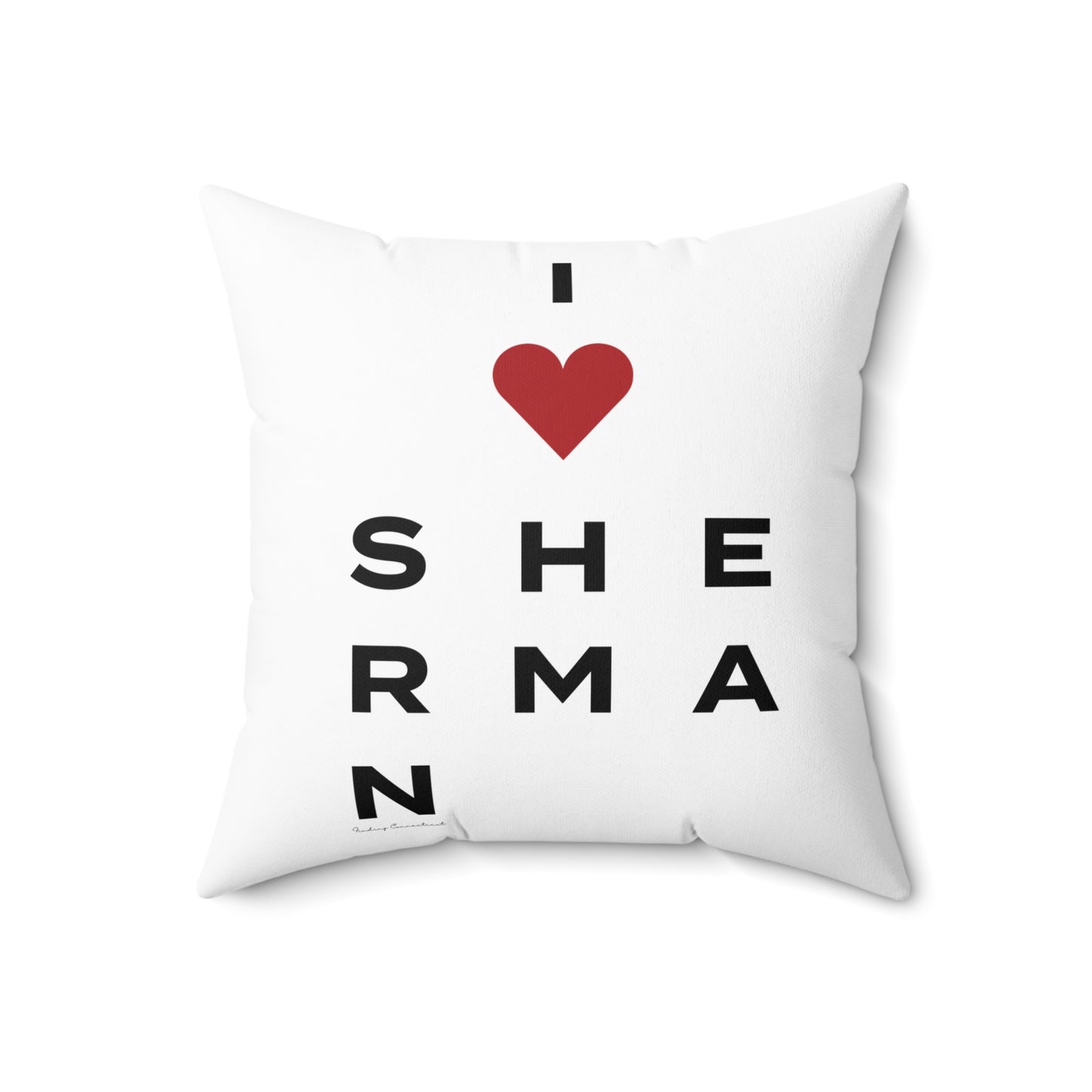 Sherman Vision Spun Polyester Square Pillow