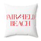 41 Tilt Fairfield Beach Spun Polyester Square Pillow