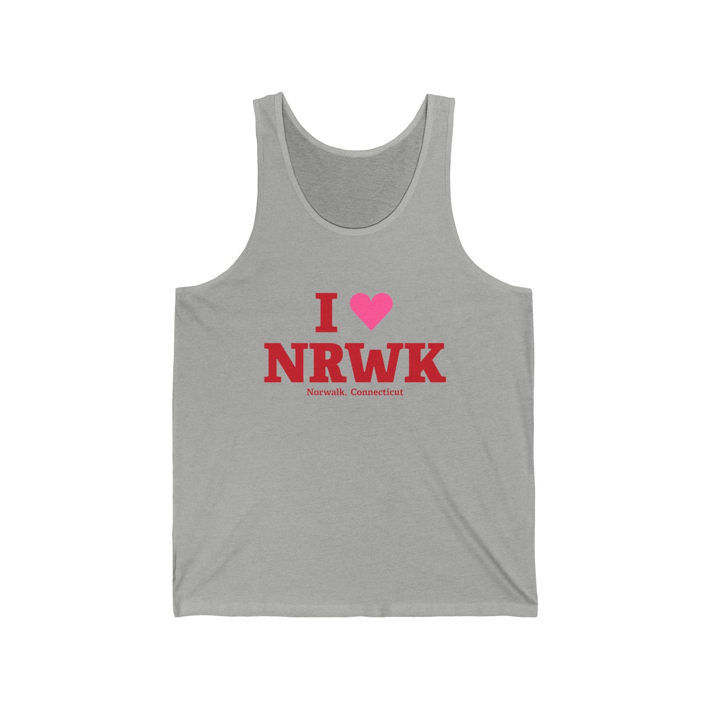 I Heart NRWK Unisex Jersey Tank Top