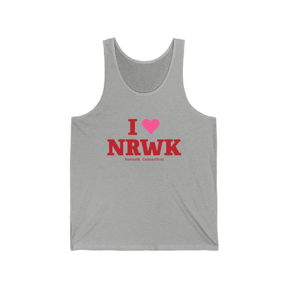 I Heart NRWK Unisex Jersey Tank Top