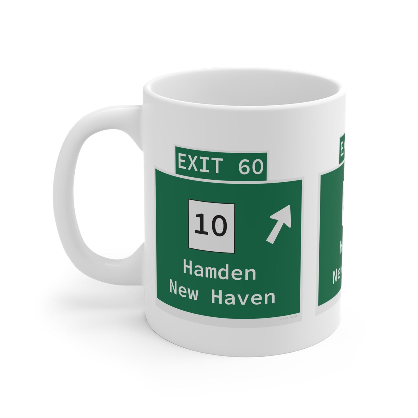 Vintage WCP Exit 60 Sign Mug 11oz