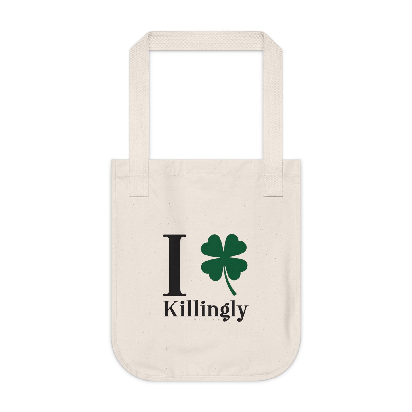 I Clover Killingly Organic Canvas Tote Bag