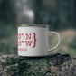 Norwalk Coordinates Enamel Camping Mug