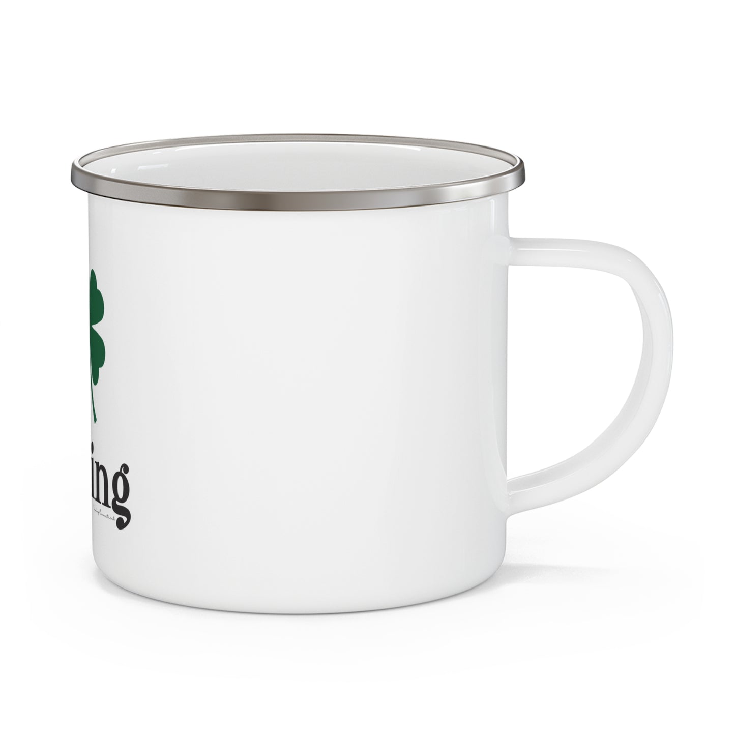 I Clover Redding Enamel Camping Mug