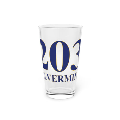 203 Silvermine Pint Glass, 16oz