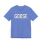 Goose Zip Code White & Black Unisex Jersey Short Sleeve T-Shirt