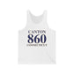 Canton 860 Connecticut Unisex Jersey Tank Top