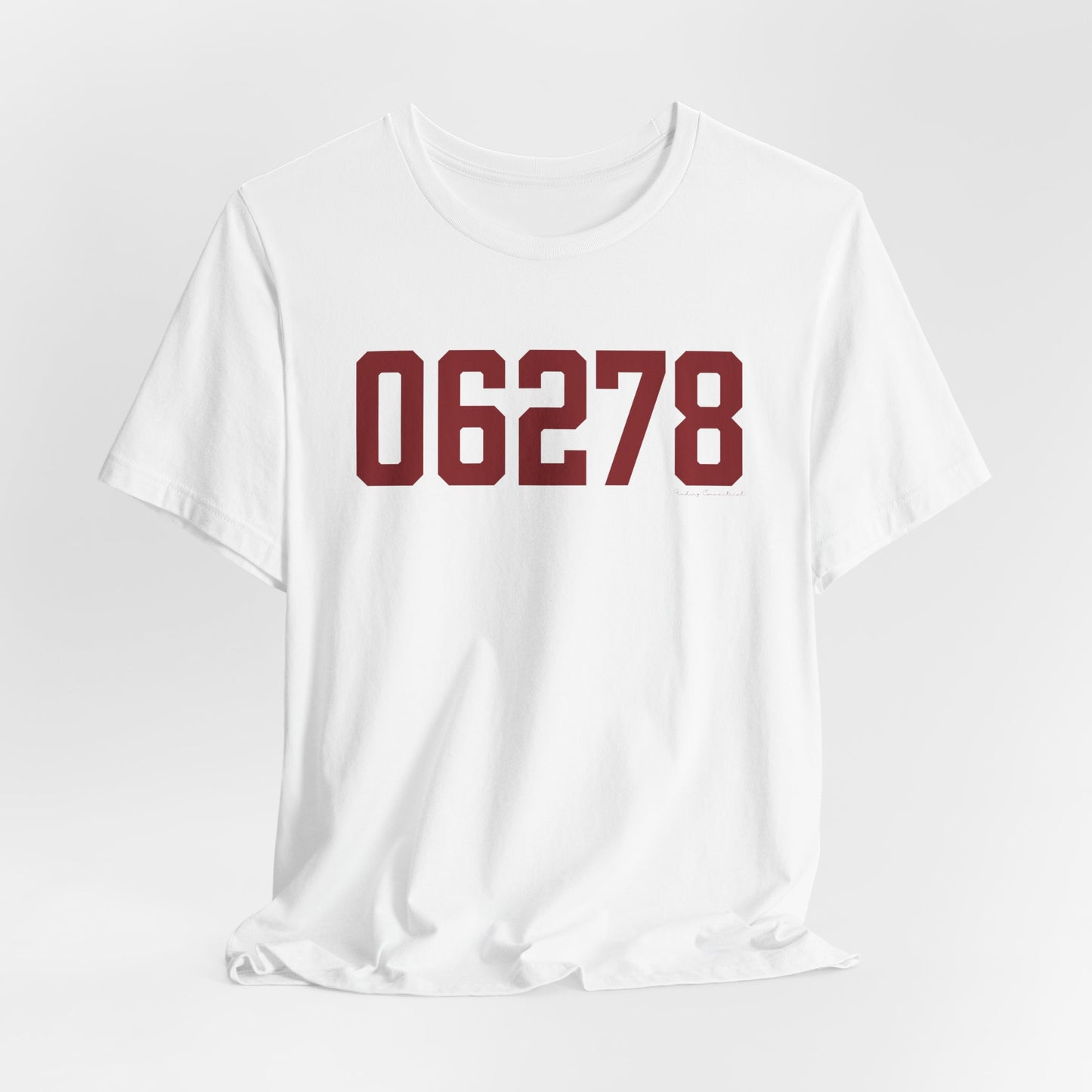06278 Ashford Connecticut Zip Code Unisex Jersey Short Sleeve T-Shirt