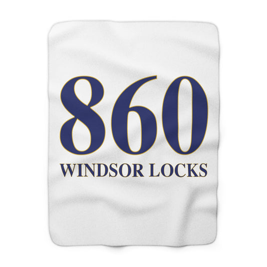 860 Windsor Locks Sherpa Fleece Blanket