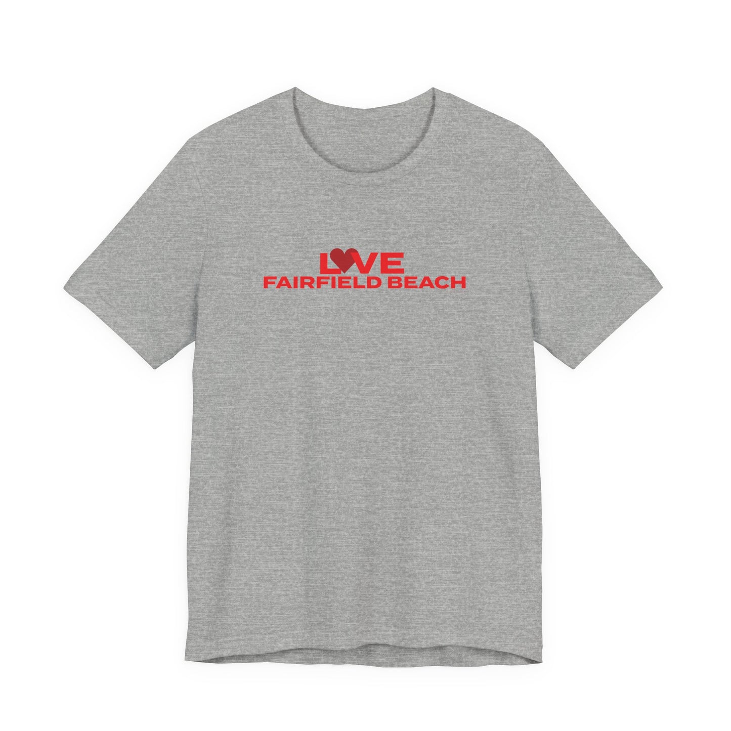 Love Fairfield Beach Unisex Jersey Short Sleeve T-Shirt