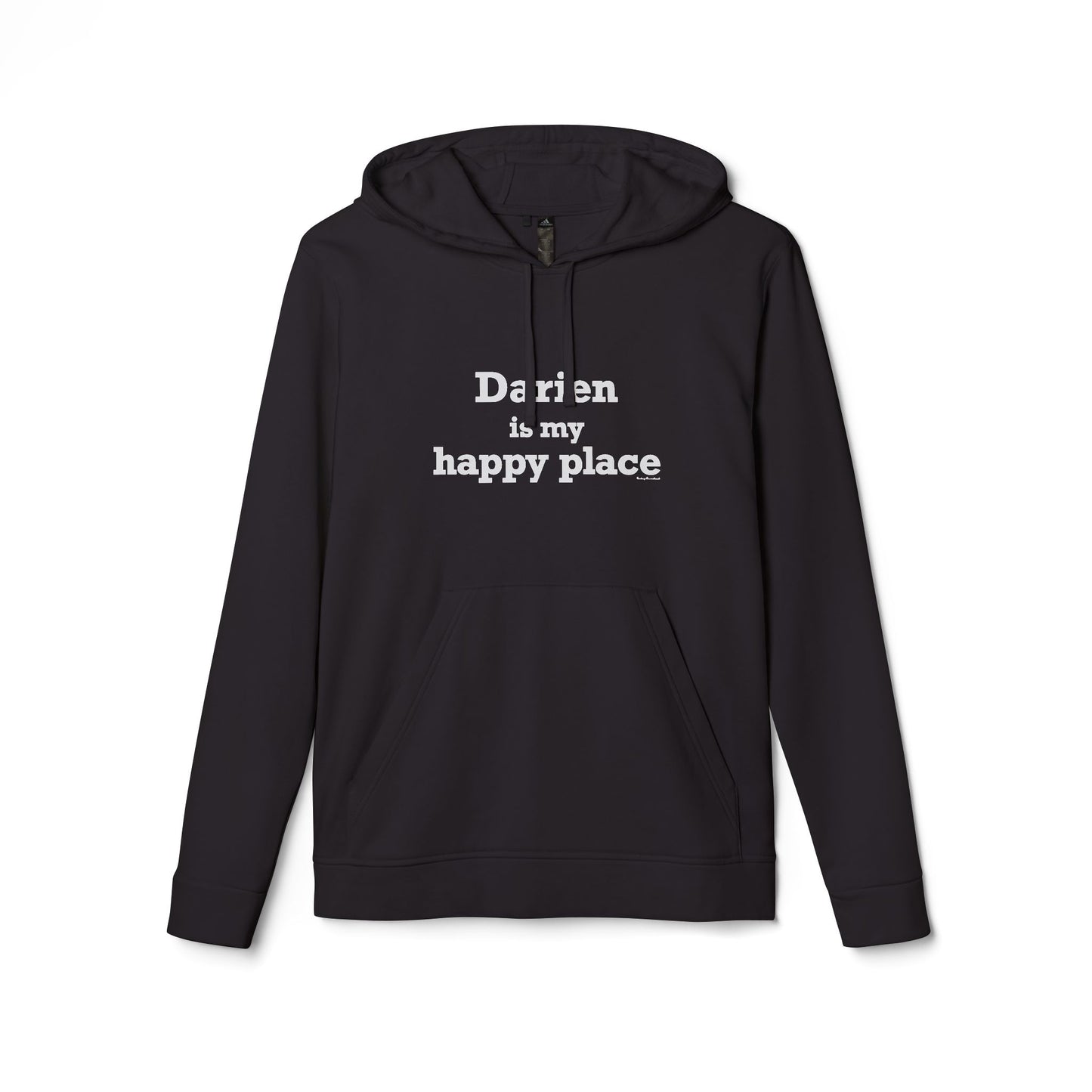Darien Is My Happy Place adidas Unisex Fleece Hoodie