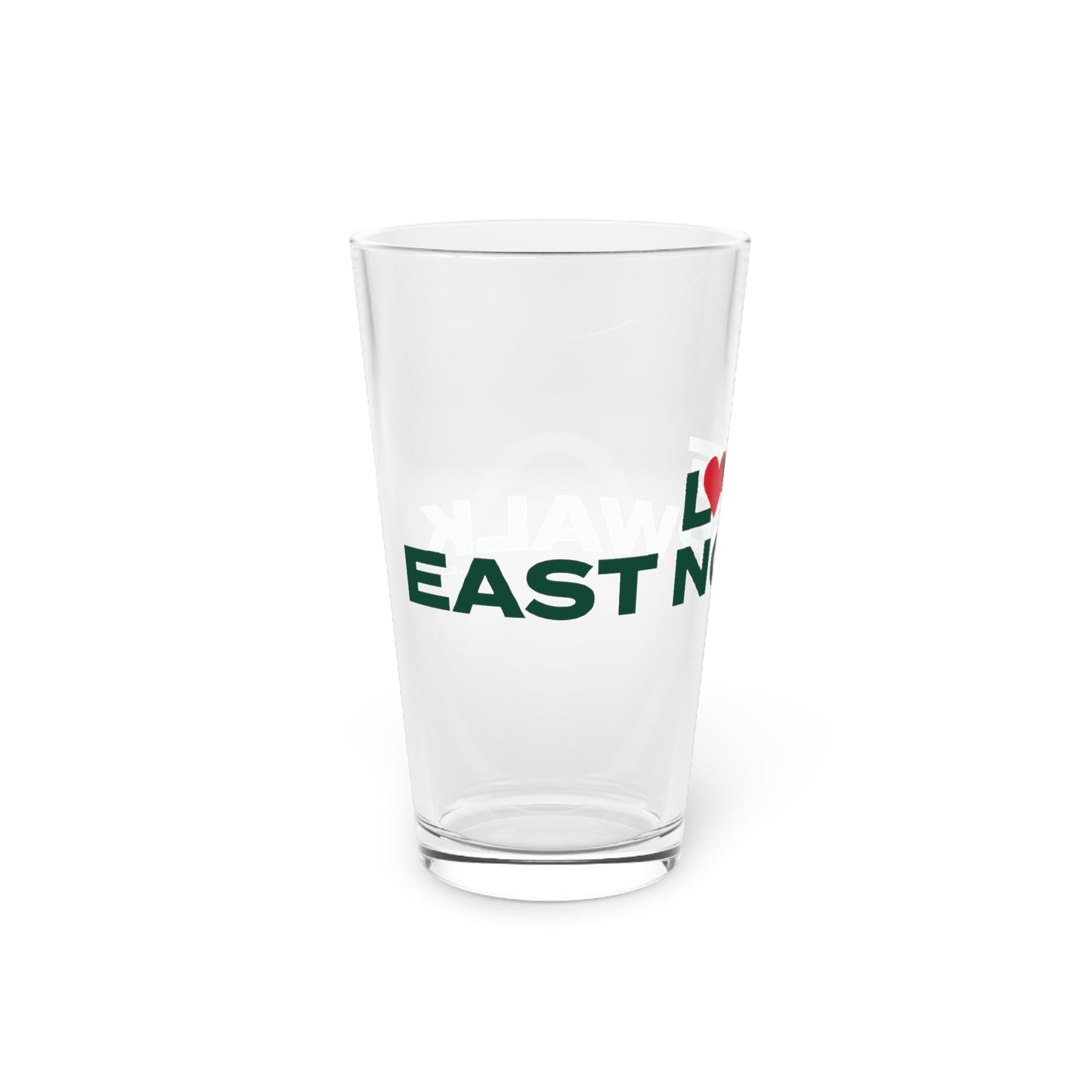 Love East Norwalk Pint Glass, 16oz
