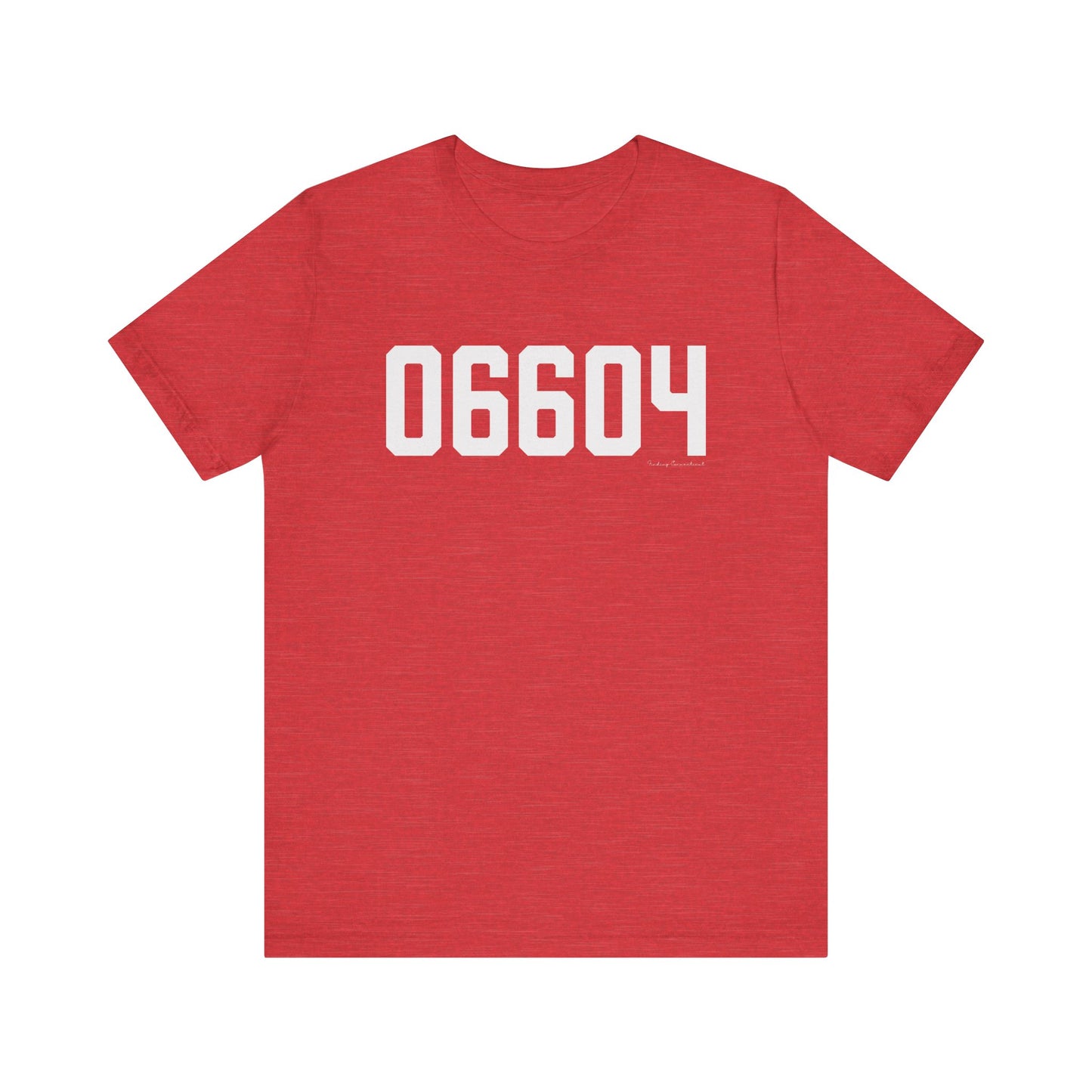 06604 Bridgeport CT Zip Code Unisex Jersey Short Sleeve T-Shirt