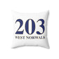 203 West Norwalk Spun Polyester Square Pillow