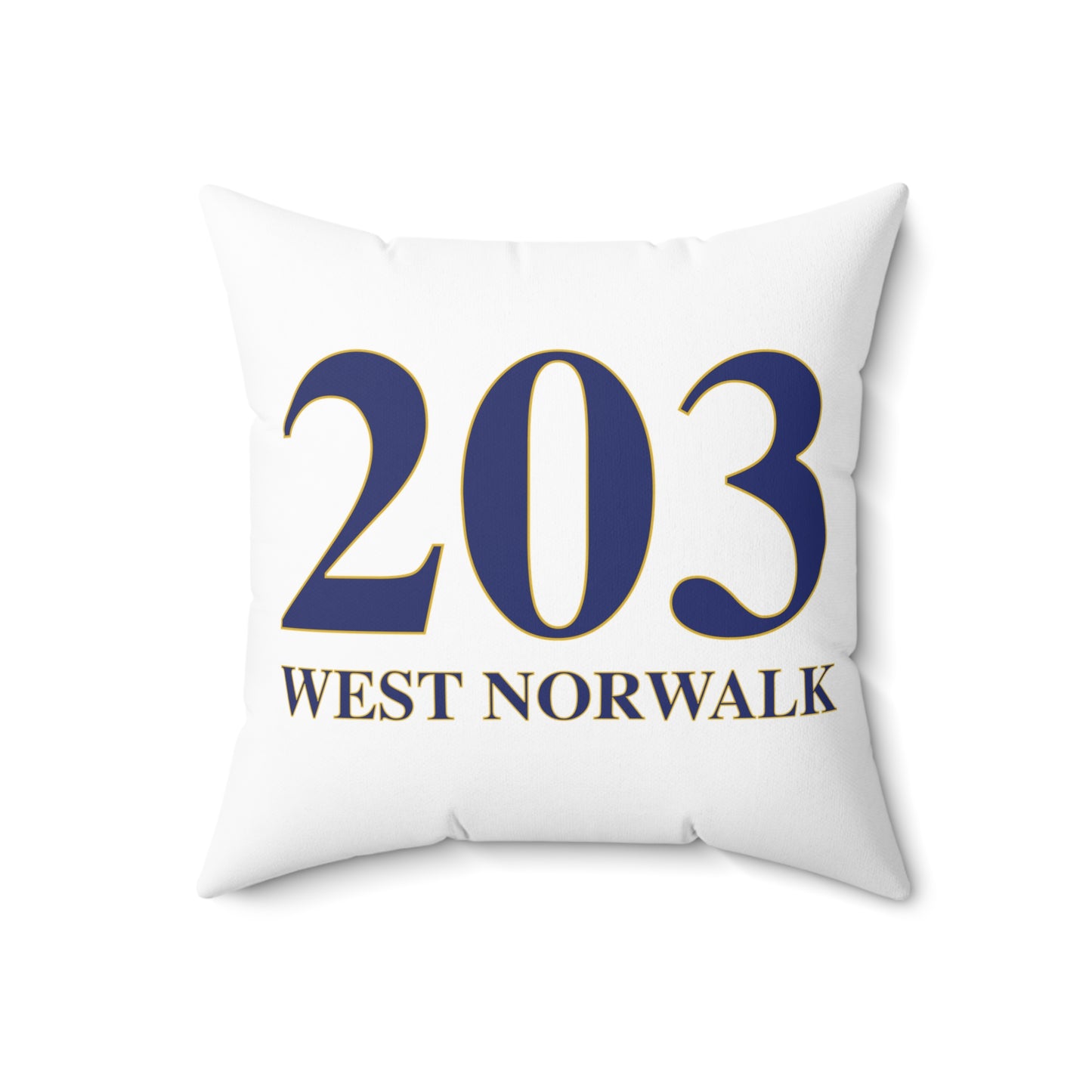 203 West Norwalk Spun Polyester Square Pillow