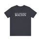 Just a kid from Bolton Unisex Jersey Short Sleeve T-Shirt