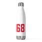 06468 Monroe Connecticut Zip Code 20oz Insulated Bottle