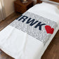Norwalk Love Velveteen Plush Blanket