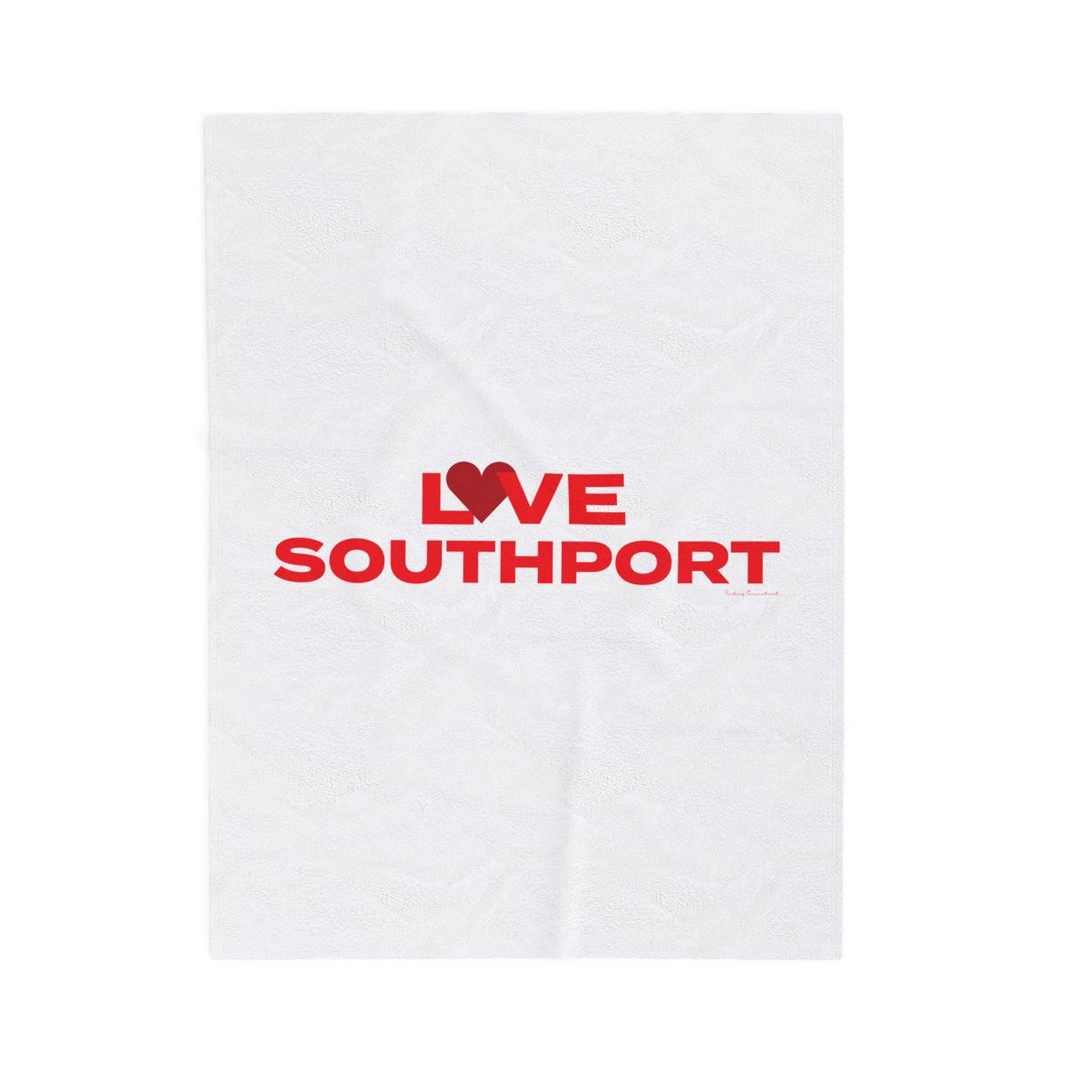 Love Southport Velveteen Plush Blanket