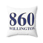 860 Willington Spun Polyester Square Pillow