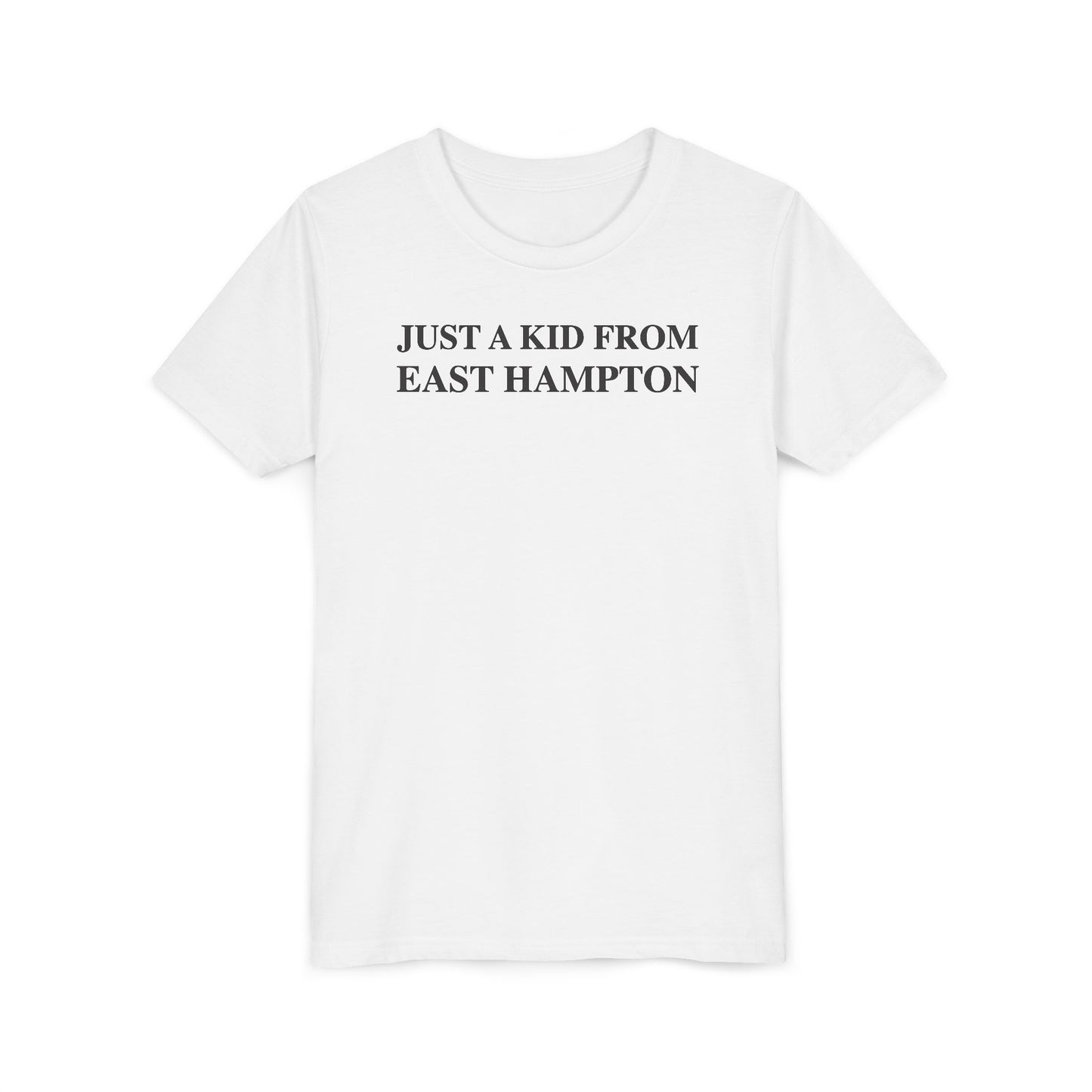 Just a kid from East Hampton Youth Short Sleeve T-Shirt