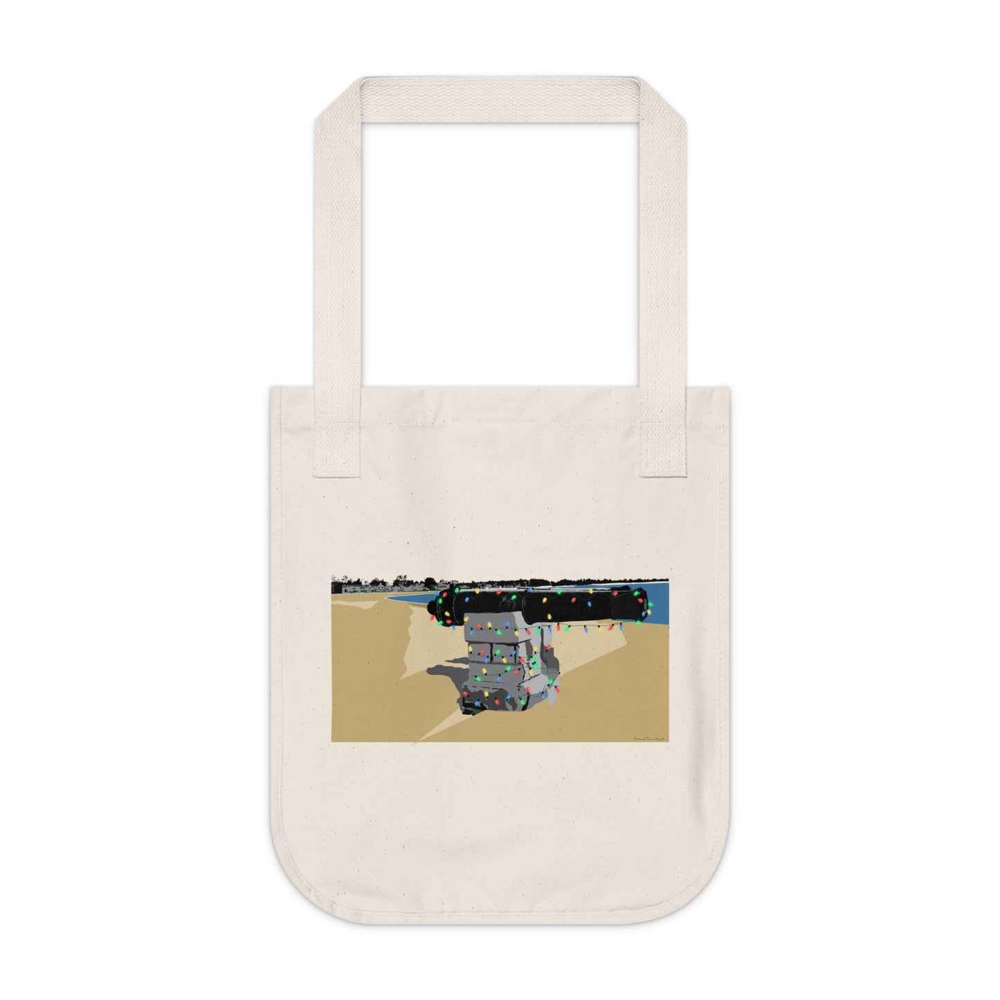 Compo Cannon Lights Organic Canvas Tote Bag
