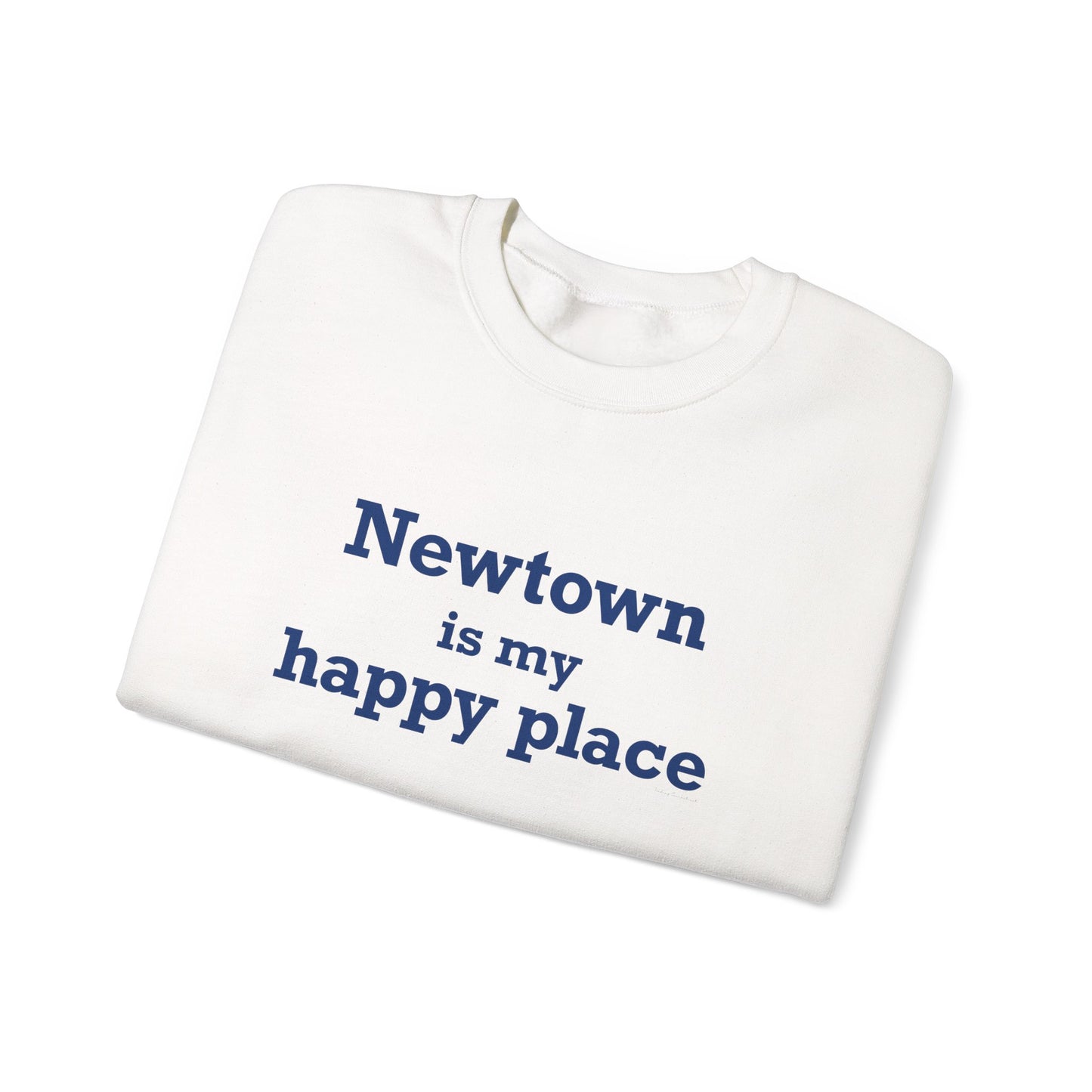 Newtown Is My Happy Place Unisex Heavy Blend™ Crewneck Sweatshirt