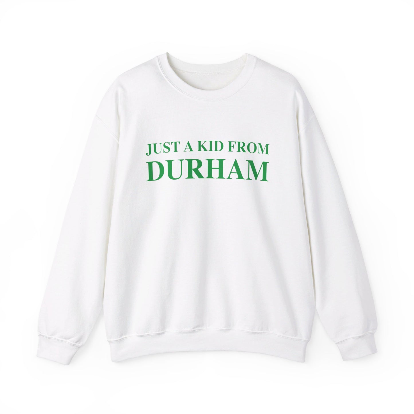 Just a kid from Durham Unisex Heavy Blend™ Crewneck Sweatshirt