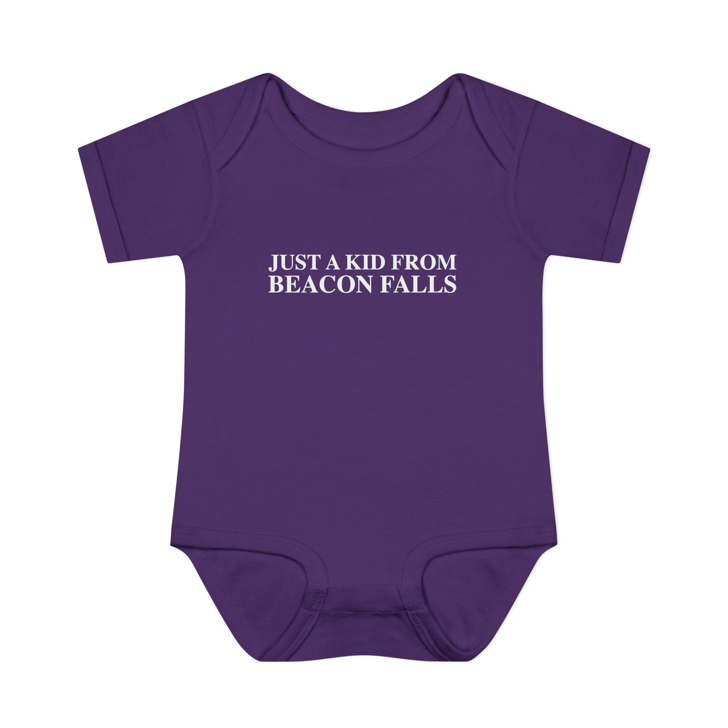 Just a kid from Beacon Falls Infant Baby Rib Bodysuit