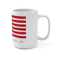 Canterbury Connecticut Flag Mug 15oz